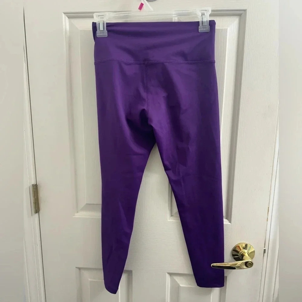Lovely Fit Yoga Petite Purple Yoga pants - Picture 5 of 6